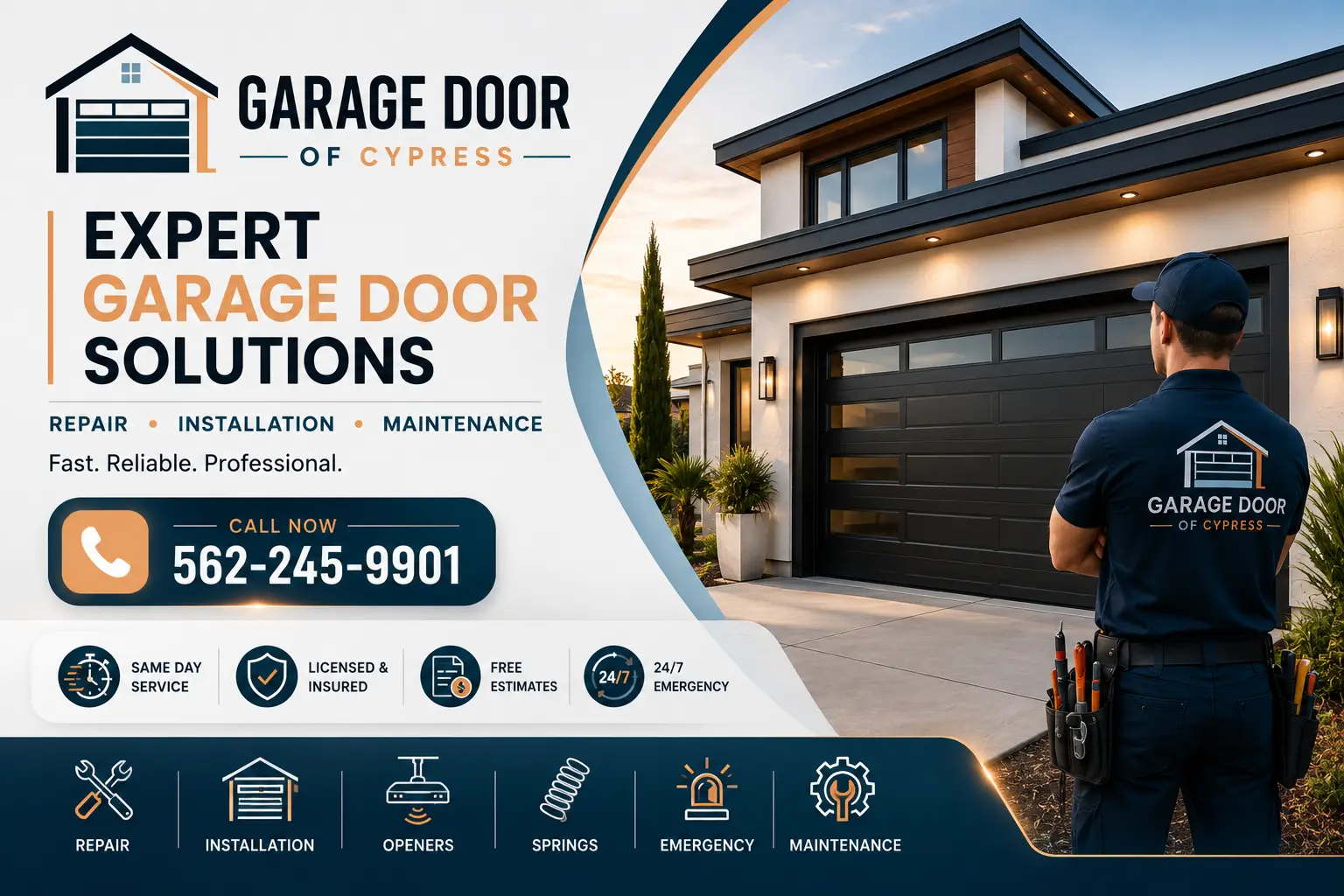 Garage Door of Cypress